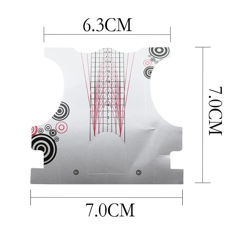 Mtssii, 100 шт, Профессиональная форма для ногтей, акриловая кривая, наклейки для наращивания ногтей, мультиформенные, французские советы, направляющие, инструменты для укладки ногтей
