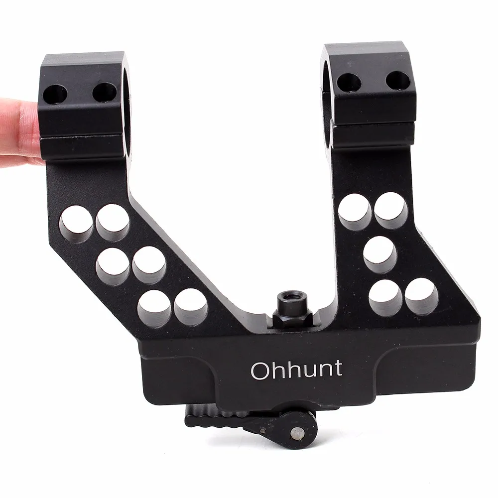 Ohhunt Quick Detach AK боковая рейка с цельным Кольцом 1 дюйма/30 мм для AK47 AK74 Black бесплатная