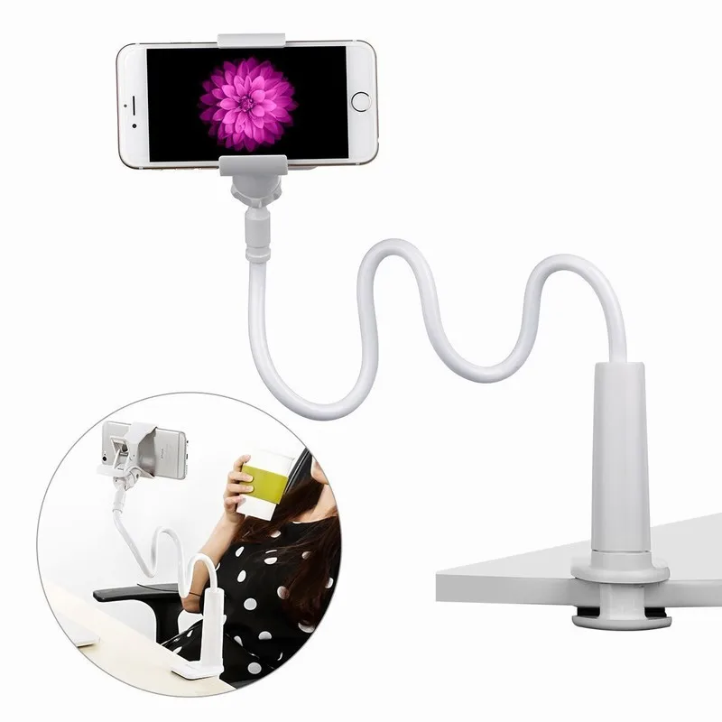 Portefeuille Universal Clamp Smartphone Desk Clip Mount Holder Tripod for Xiaomi redmi 4x 3s iPhone 8 7 Mobile Phone Accessories (5)