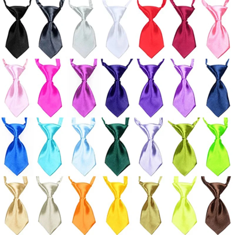 

50/100 pcs/lot Mix Colors Wholesale Dog Tie Grooming Supplies Rabbit Cat Bow Tie Product Adjustable Pet Bowtie Accessories