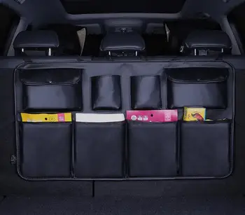 

Car Trunk Organizer Adjustable Backseat Storage Bag High Capacity Multi-use Oxford Automobile Seat Back Organizers Universal