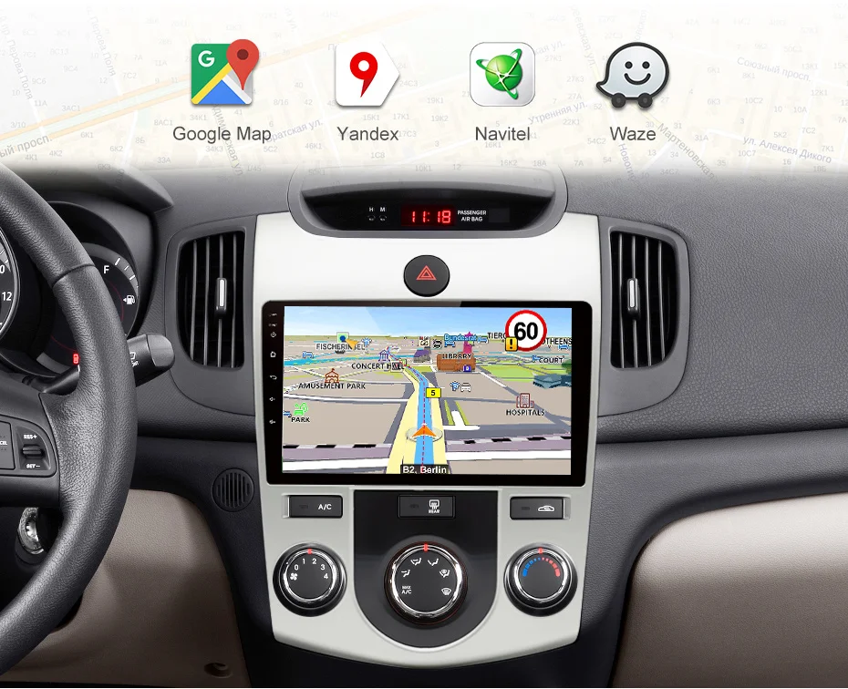 Top Junsun 2G+32G Android 8.1 Car Radio Multimedia Video Player Navigation GPS For KIA Cerato 2 2008-2013 audio player 2 din no DVD 15