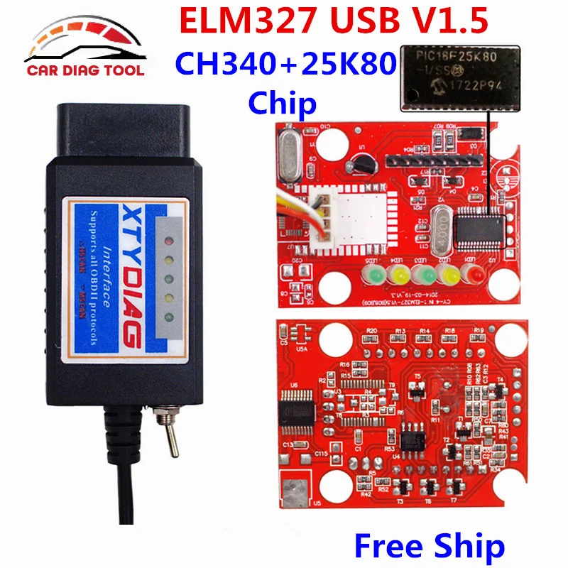 2018 новые xtydiag ELM327 USB V1.5 ELM 327 OBD2 сканер с изменение переключатель elmconfig CH340 + 2018 новые xtydiag ELM327 USB V1.5 ELM 327 OBD2 сканер с изменение переключатель elmconfig CH340 +