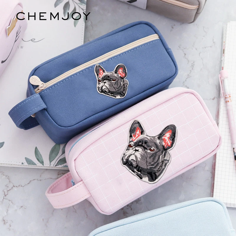 

Cute Dog Embroidery Ironing Patch for Clothes Jacket Clothing Stickers Sew on Anime Applique Cartoon Badges for Backpacks Jeans