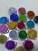 18 tencere LOT holografik Glitter Ultra ince. 008, reçine malzemeleri, gökkuşağı glitter, gevşek glitter, tırnak glitters, 5g/pot LB100 789