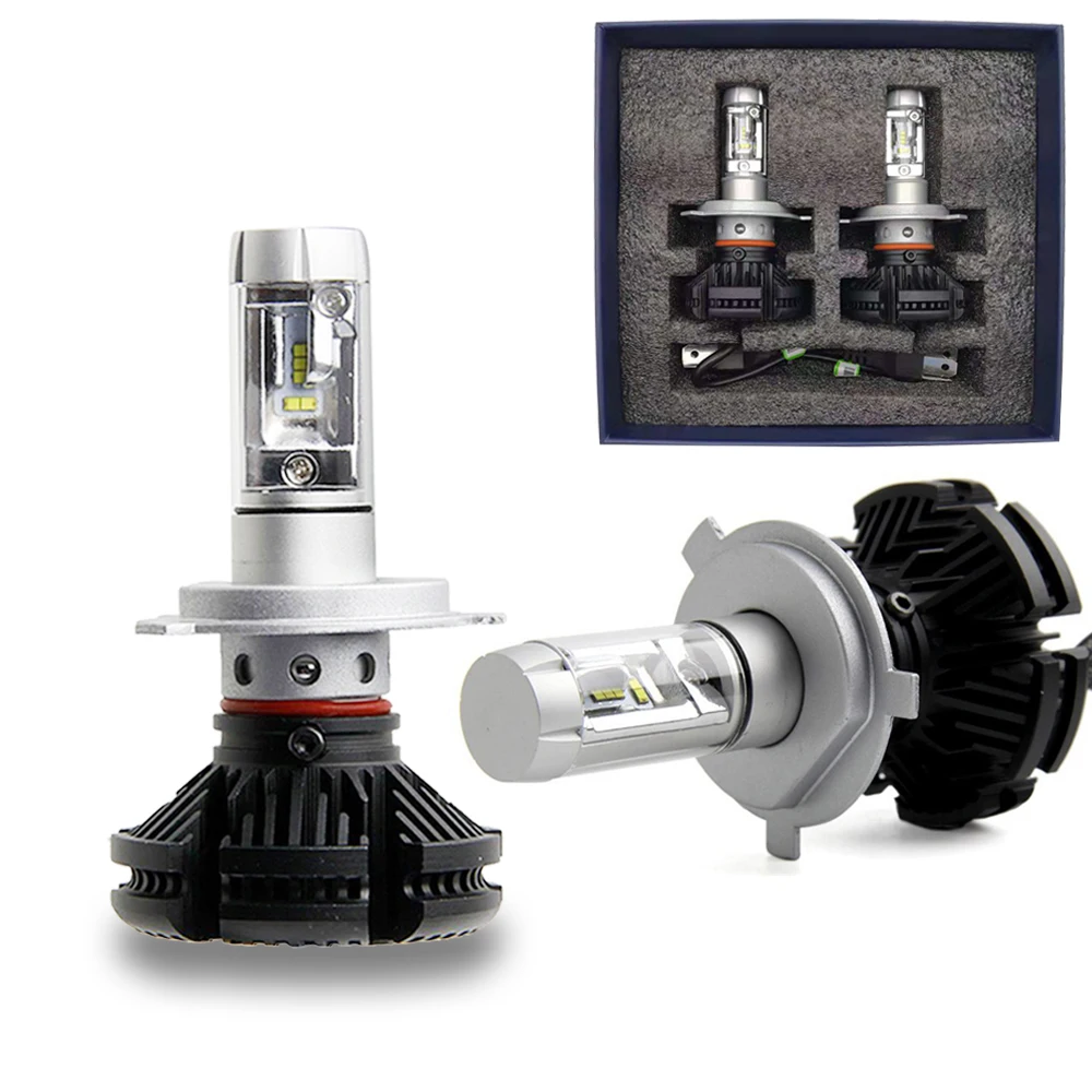 

100Pcs Headlight Bulb LED H4 H7 H11 H1 H3 9005 9006 H13 ZES LED Hi-Lo Beam DC12V 24V 50W 12000Lm Car Headlamp Front Fog Light X3