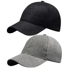 Cotton Woven Unisex Classic Hip Hop Style Solid Color Cap Flat Cap Adjustable Plaid Men Women