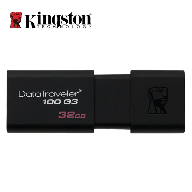 Kingston USB 3,0, флеш-накопитель, 16 ГБ, 32 ГБ, 64 ГБ, 128 ГБ, USB флеш-накопитель, флеш-накопитель, кольцо, память, USB DT100G3