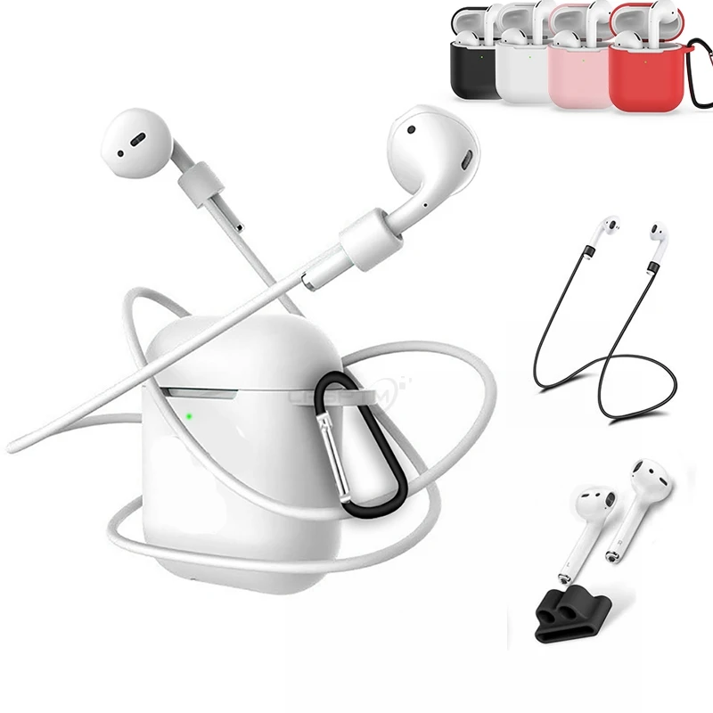 Противоударный чехол для наушников AirPods 2 ТПУ силиконовый защитный беспроводных