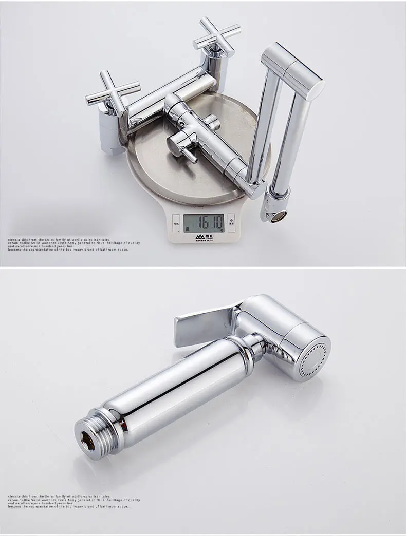 Хромированный Складной настенный кухонный кран универсальный поворотный кран для горячей и холодной воды смеситель для воды биде спрей