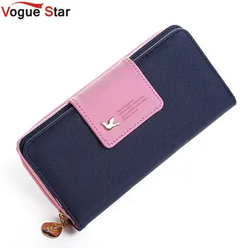 

Vogue Star 2020 Women Brand Wallets Famous Designer PU Leather Purses Multi Colors Women Wallets Hot selling YK40-21