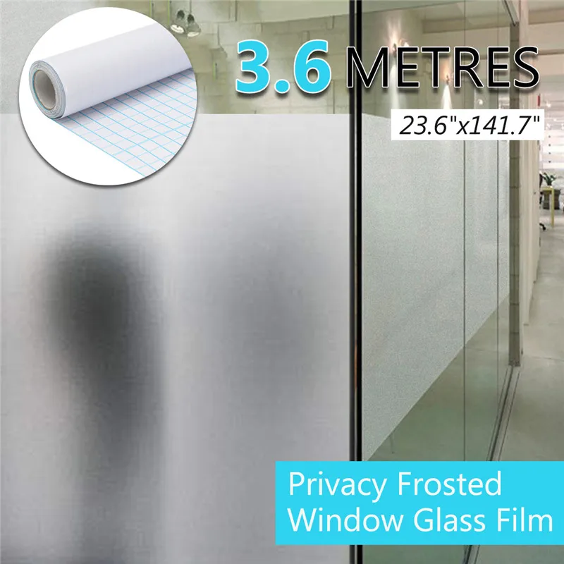 Buy 60cmx3.6m Frosted Window Tint Glass Privacy PVC