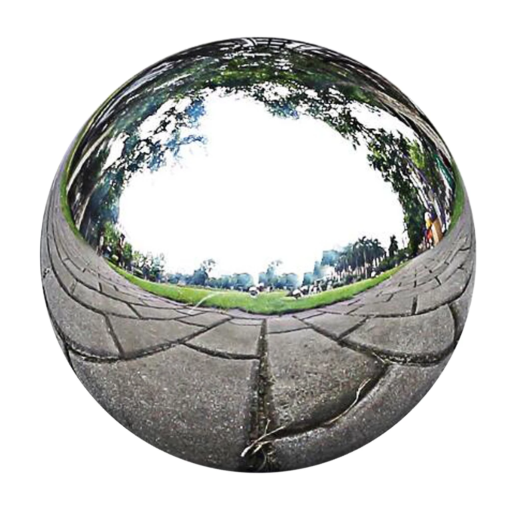 1pcs 200mm Stainless Steel Hollow Ball Mirror Polished For Kinds Of Ornament