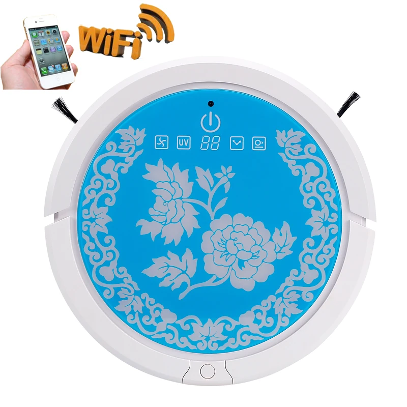 Champagne Gold Color Wet And Dry Robot Vacuum Cleaner With 3350mah Lithium Battery,150ml Water Tank,Smartphone WIFI APP Control Champagne Gold Color Wet And Dry Robot Vacuum Cleaner With 3350mah Lithium Battery,150ml Water Tank,Smartphone WIFI APP Control
