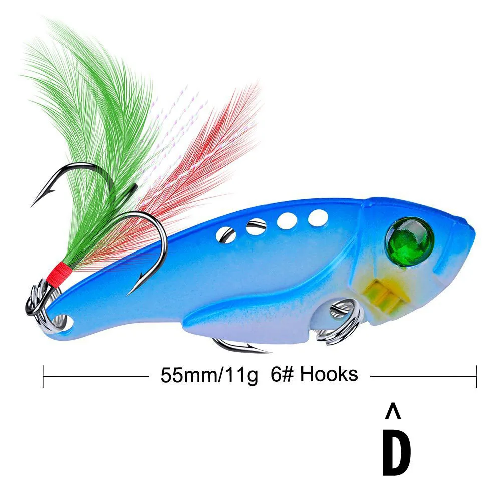 JACKFISH, 11 г/55 мм, металлическая жесткая рыболовная приманка, VIB, гремучая рыболовная Тонущая, Vibra, гремучая приманка, рыболовная приманка, блесна, приманка