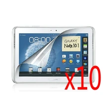 10x Плёнки+ 10x чистой тканью, ЖК-дисплей прозрачный Экран защитная плёнка для НУА Вэй щитки для samsung Galaxy Note 10,1 N8010 N8000 10,1"