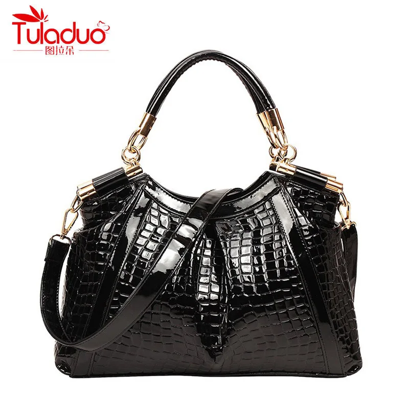 

Fashion Alligator Women Handbags Famous Brand Large Capacity Shoulder Bags Ladies High Quality PU Leather Bags Women Luxury 2018