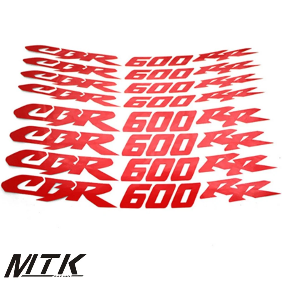MTKRACING CBR600RR 8X CUSTOM INNER RIM DECALS WHEEL Reflective STICKERS