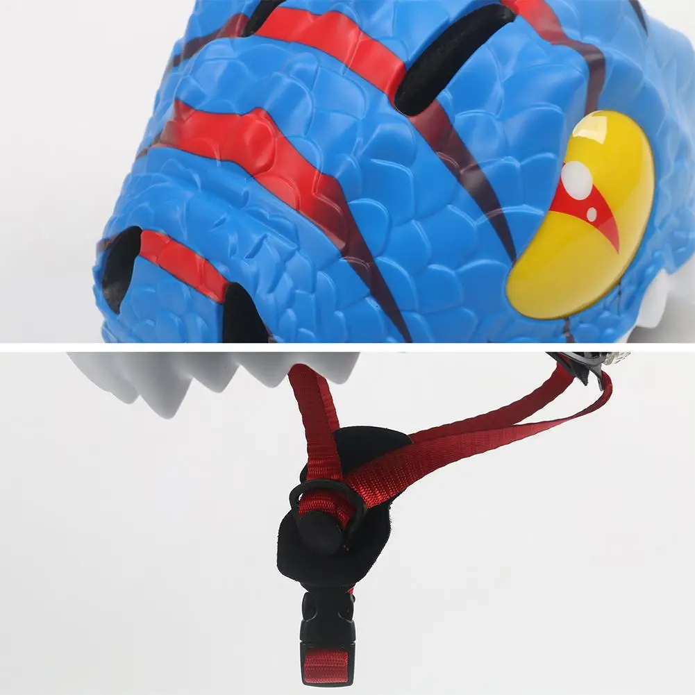 Детский велосипедный шлем с динозавром, защитная защита, съемный мультяшный скутер, катание на лыжах, велосипедный шлем, защитное снаряжение