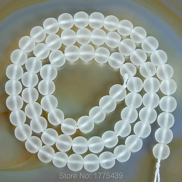 wholesale-4-6-8-10-12mm-Natural-Frosted-Clear-Crystal-Round-Beads-15-5-Pick-Size