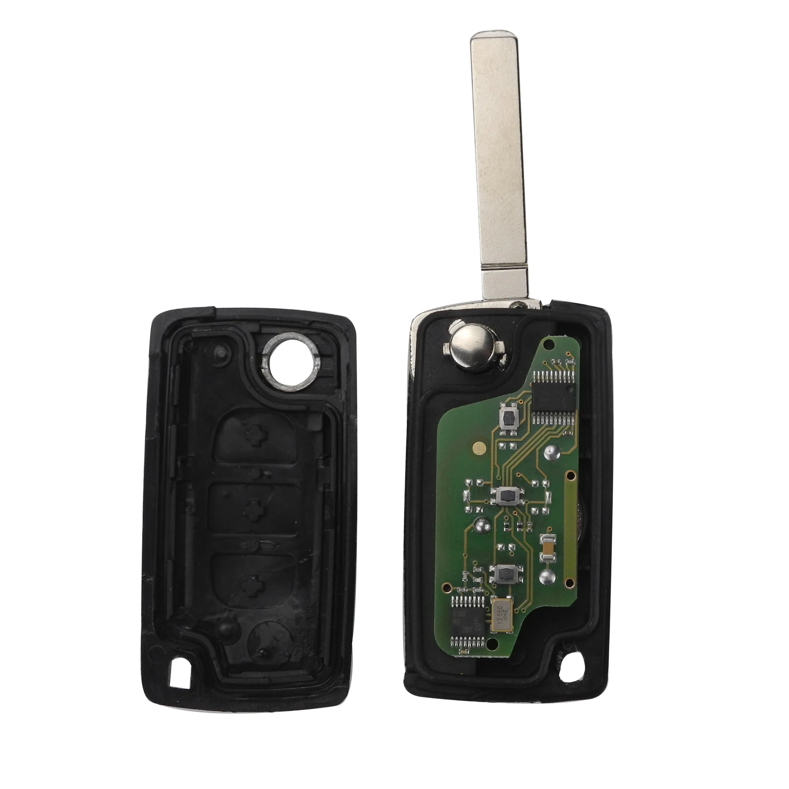 Keyforkess CE0523 Flip Remote Car Key 3 Button tronco centrale per Citroen Key ASK 433 Mhz ID46 - PCF7941 VA2 lama non tagliata 11 Keyforkess CE0523 Flip Remote Car Key 3 Button tronco centrale per Citroen Key ASK 433 Mhz ID46 - PCF7941 VA2 lama non tagliata - HTB1dVYkjnnI8KJjSszgq6A8ApXaf