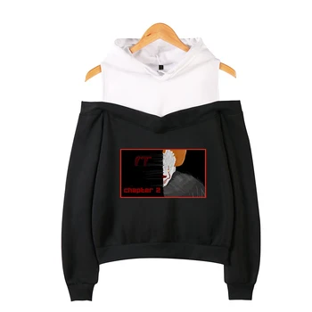 

2D-it-chapter2 New Clothes 2019 K-pops 2D Printing Women summer Fashion Hooded Off-Shoulder Hoodies Sweatshirt Women Clothes