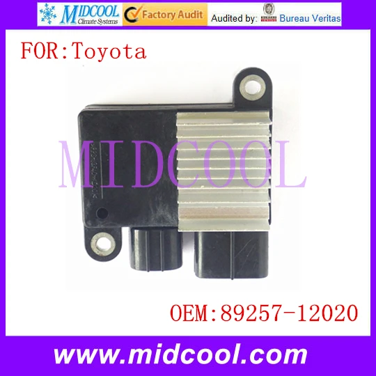 Нагреватель Мотора Вентилятора Резистор Вентилятора Модуль использования OE НЕТ. 89257-12020 для Toyota Corolla Matrix