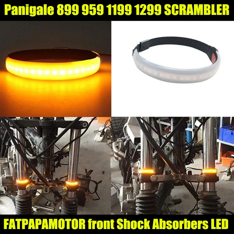 

Motorcycle Accessories Shock Absorber Modification LED Turn lights FOR DUCATI Panigale 899 959 1199 1299 SCRAMBLER