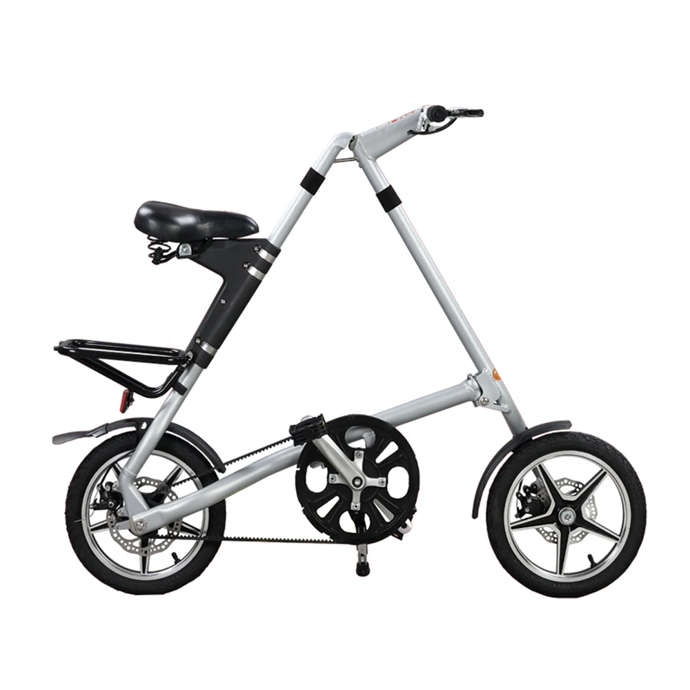 Excellent Folding Bike 16 Inch Wheel BXW Complete Road mini Bike Retro Frame New Creative Show Performance Bicycle 4