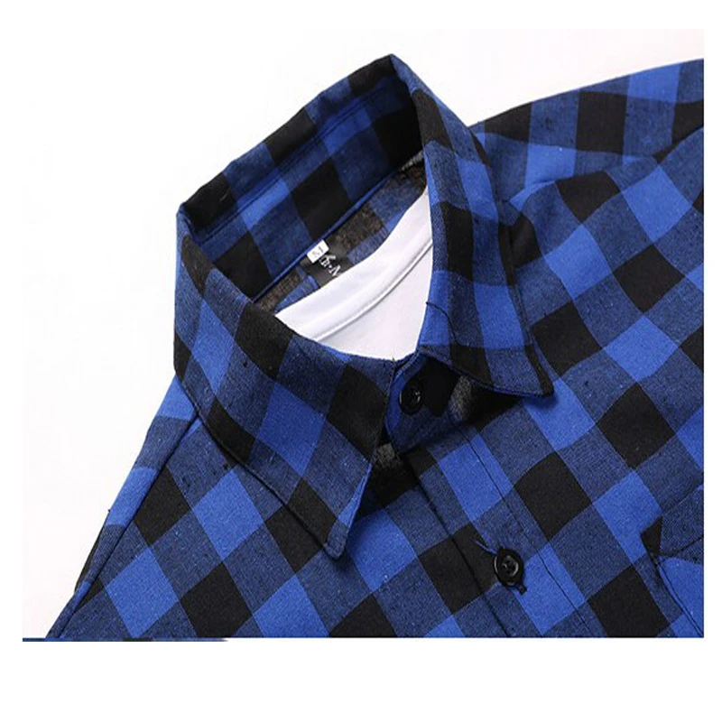 Cncool Red Black Plaid Shirt Men Shirts 2018 New Summer Fashion Chemise Homme Mens Checkered Shirts Short Sleeve Shirt Blouse