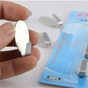 

Home Using Mini Clothes Key Hooks Adhesive Wall Door Hooks Stainless Steel Hooks 6 Pcs/Pack
