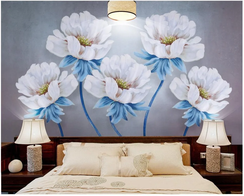 Aliexpress.com : Buy 3d wallpaper custom 3d murals wallpaper 3d peony