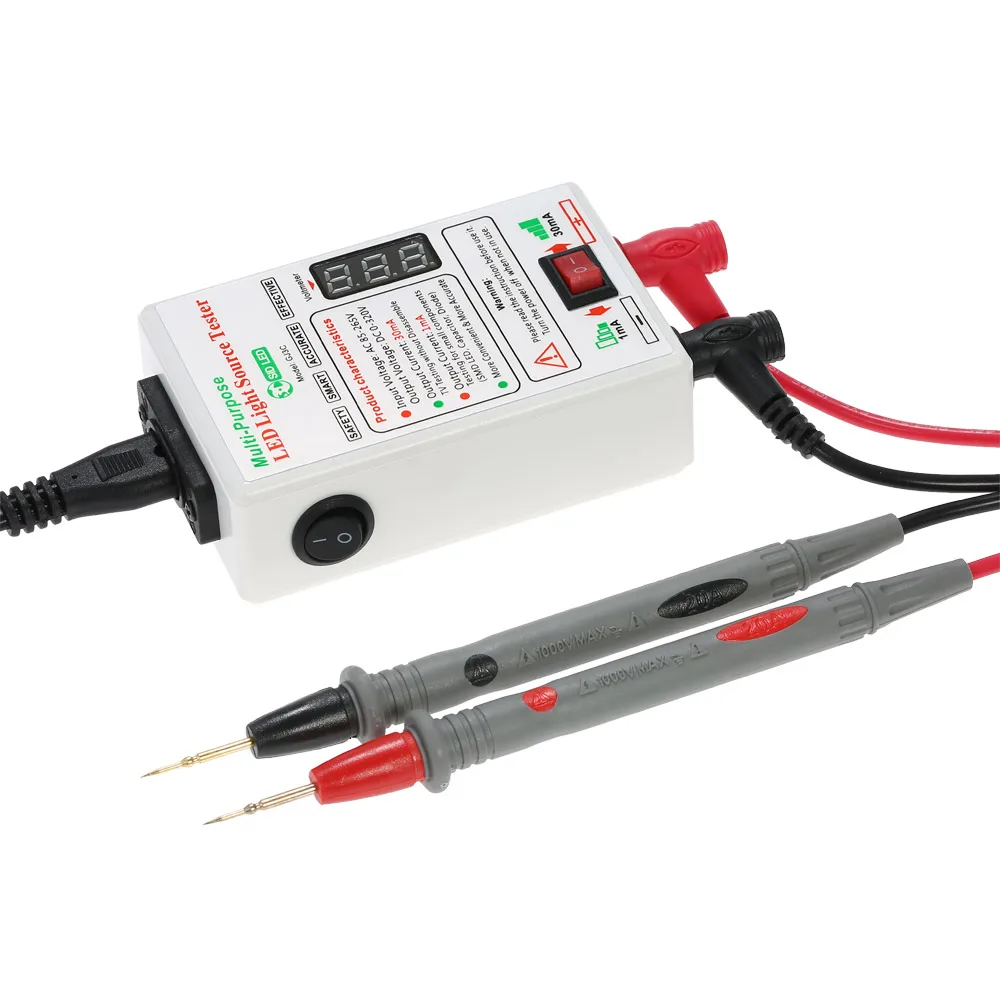 

GJ3C 1mA/30mA Voltage Test LED Backlight Tester Tester Meter Lamp Beads Light Board Test Strip Bead Diode Testing Repair Tool