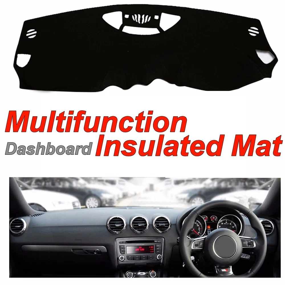 Dashboard Mat Insulated Original Factory Shape pad Protection Cover Carpet Dashmat Special Model For Audi TT TTS 8J 2006~2014
