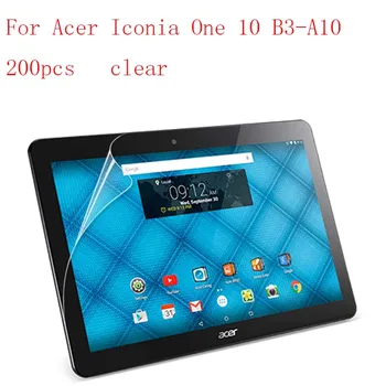 

Transparent Tablet LCD film Screen Protector for Acer Iconia One 10 B3-A10 9H Anti-scratch without retail packing 200pcs/lot