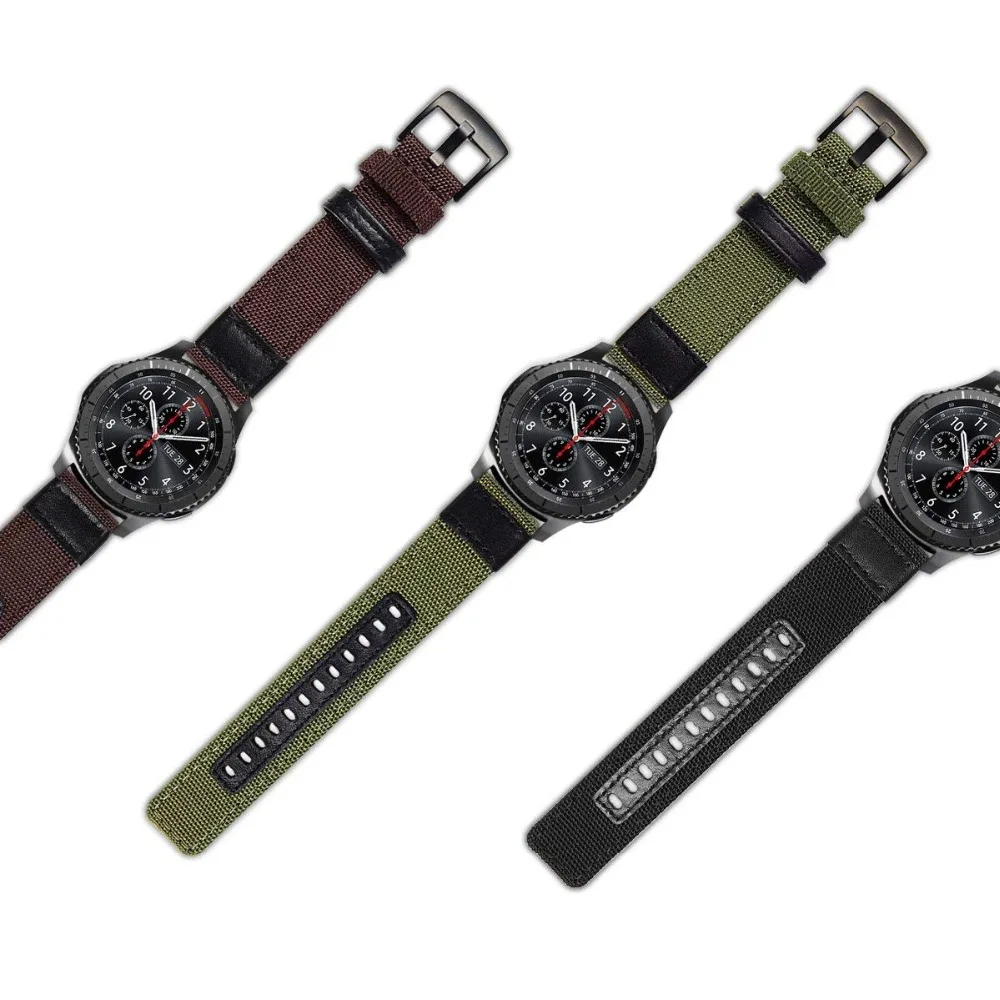 GXC Gear S3 ремешки тканый нейлоновый Сменный ремень большой спортивный браслет для