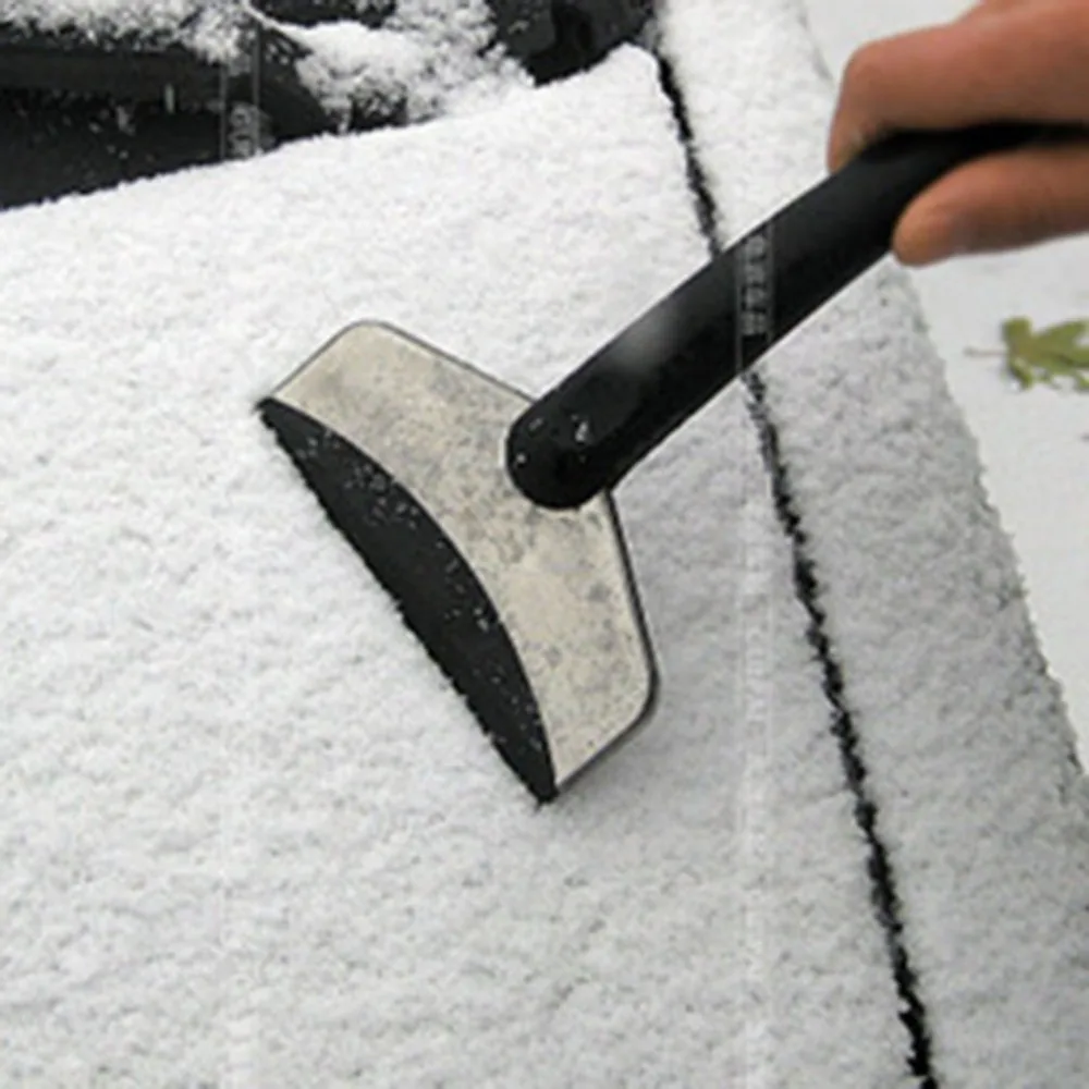 

Ice Scraper Mini Car Snow Scraper Shovels Stainless Steel Auto Windscreen Window Ice Scraper Squeegee Snow Removal Brush Tool