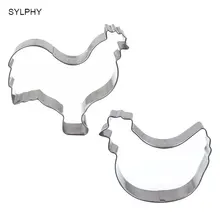 Петух куриное печенье формы из нержавеющей стали торт форма печенье резаки DIY помадка украшения торта кухня жаропрочные Инструменты для выпечки