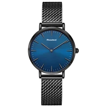 Бренд Нержавеющая сталь синий часы Для женщин модные женские часы Роскошные Reloj Mujer Для женщин часы Для женщин relogios saat
