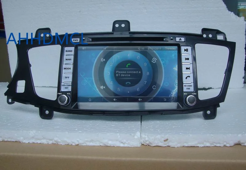 Best AHHDMCL Car Multimedia Player DVD Stereo Audio Radio Navigation For Kia K7 Cadenza 2009 2010 2011 2012 2013 2014 2015 2016 2017 1