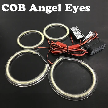 

Good Quality COB Angel Eyes Rings 4pcs/set COB Angel Eyes Rings For Mazda 6 03-07 High Power Angel Eyes Kit Halo Rings Light