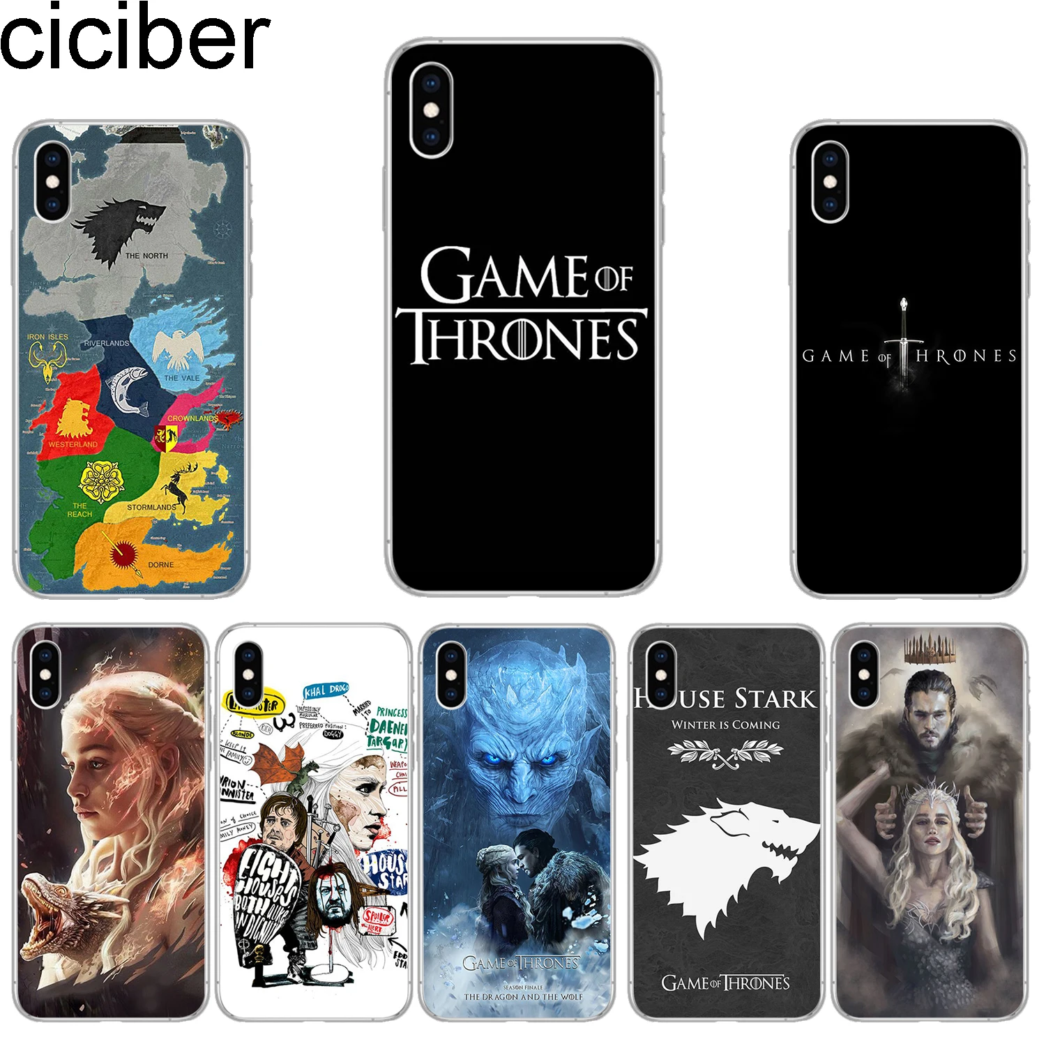 Ciciber чехлы для телефонов iPhone 11 Pro Max 8 7 6 6s Plus SE 5S Мягкий чехол из ТПУ X Xs XR XS игр
