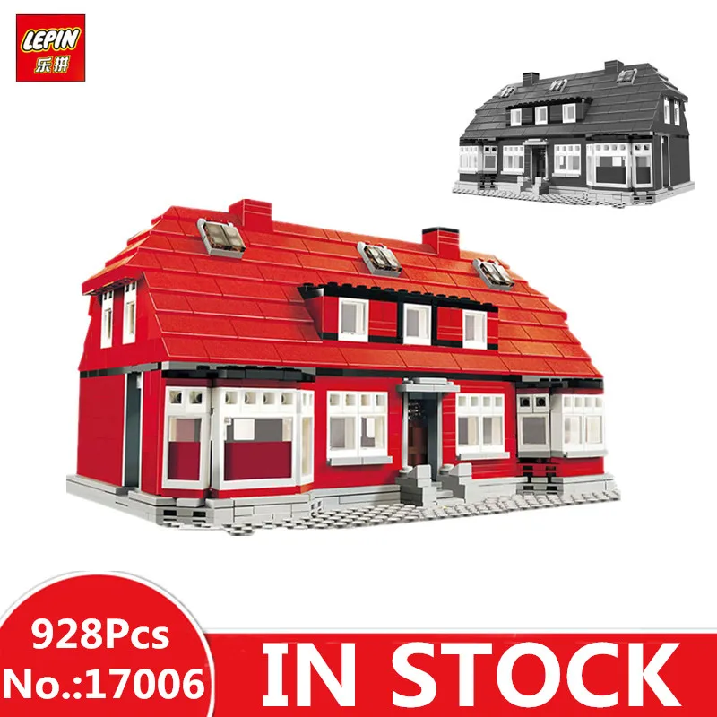 

New Lepin 17006 928Pcs Serier The Red House Set 4000007 Education Building Kits Blocks Bricks Model Children Funny Toys Gift