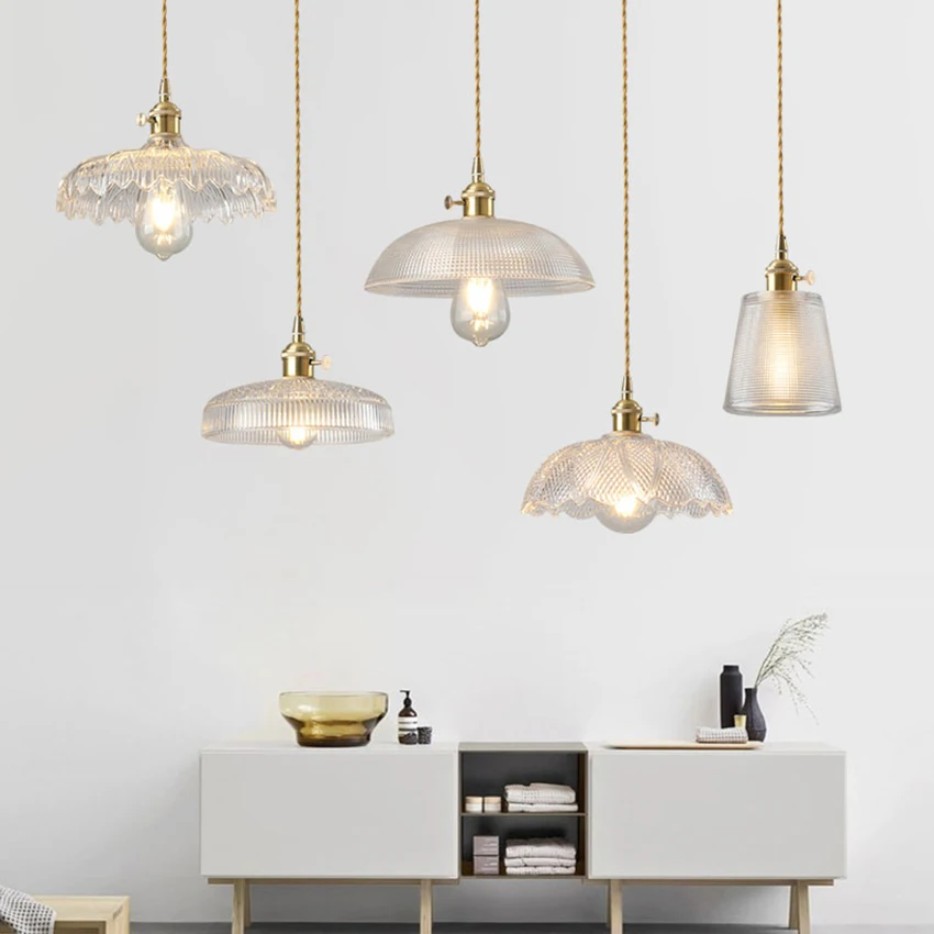 

Nordic LED Copper Single Head Pendant Lights Modern Living Room Bedroom Restaurant Cafe Bar Clothing Kitchen Fixtures Lighting