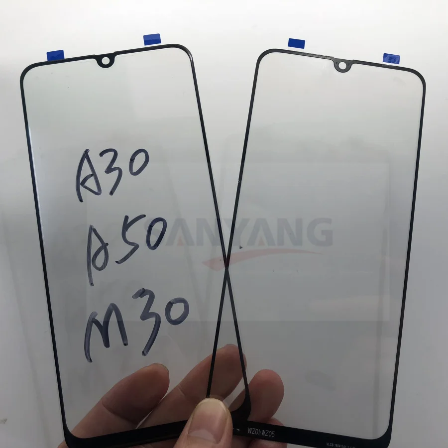 10 шт. внешнее стекло для samsung Galaxy A30 A50 M30 A305 A505F lcd Сенсорная панель экран Переднее стекло внешняя линза M305F сенсорная панель