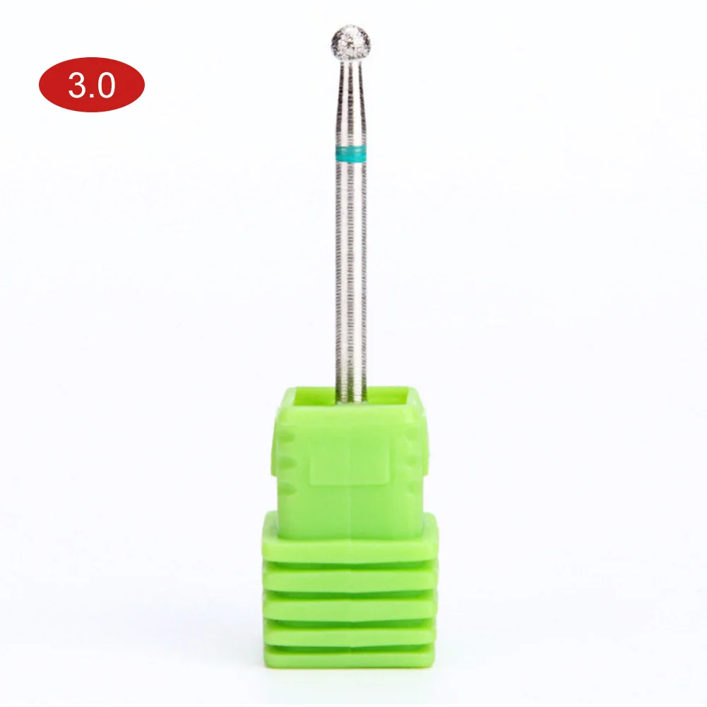 Hot Nail Art Drill Bit Rotary Dremel Burr Ball Head File Bits for Electric Manicure Machine Accessories wyt77 | Красота и здоровье