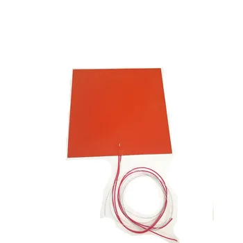 

460*460*1.5mm heating pad for 3d printer 110v 600w adhesive 1 side 100k thermistor 1000mm lead wire out from middle of 1 side