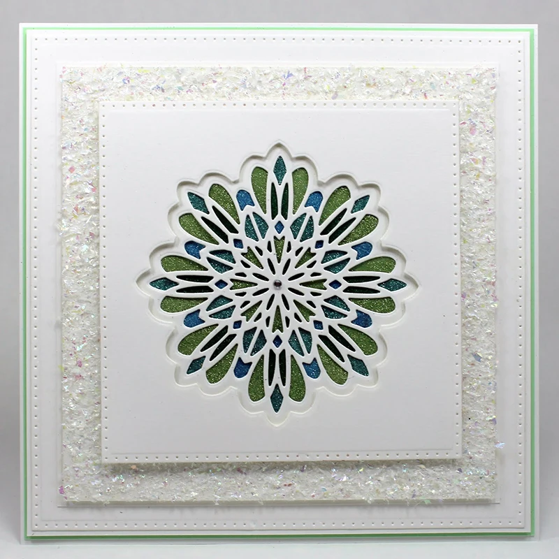 

Multi Layered Floral Frame Dies Cut Flower Metal Cutting Dies Stamp for Scrapbooking diy Embossing Paper Card making