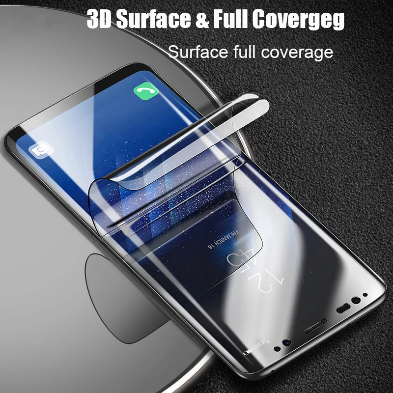 

Full Cover SoftScreen Protector Hydrogel Film For Samsung Galaxy Note 8 Note 9 S9 S8 A8 Plus A9 A8S S7 Edge Protective Film