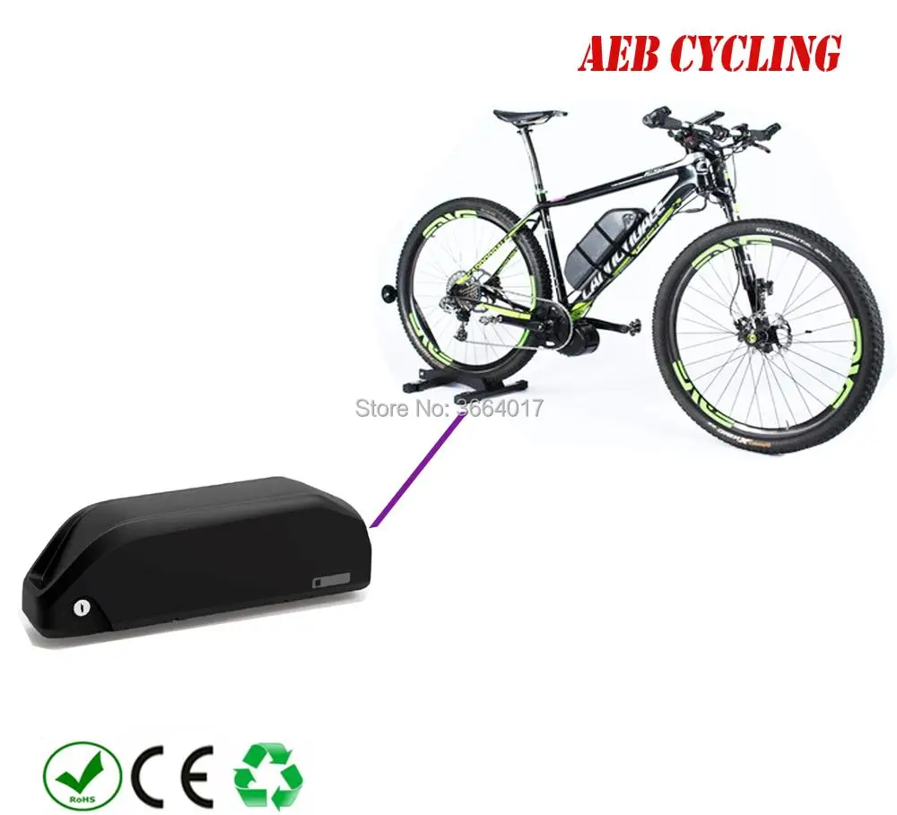 Discount Free shipping down tube 60V 10Ah/11.6Ah/12.8Ah/13.2Ah/14Ah battery pack 500W 750W 1000W 1200W ebike battery for ancheer bike 3